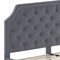 Flash Furniture Brighton King Platform Bed, Light Gray SL-BK4-K-LG-GG - alternate 8